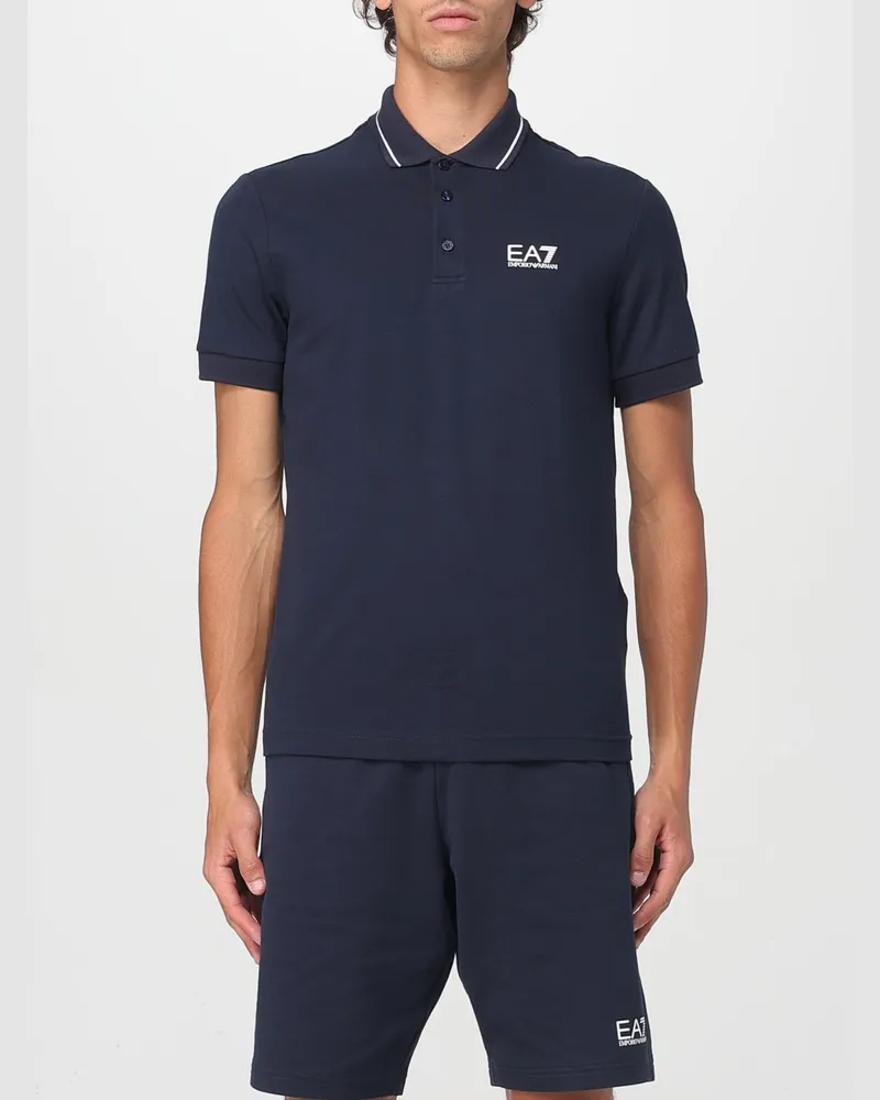 EA7 Polo herren Blau