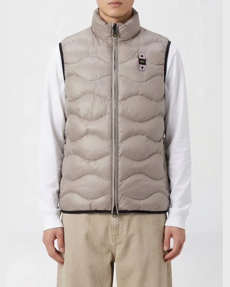 Blauer Jacke herren Grau