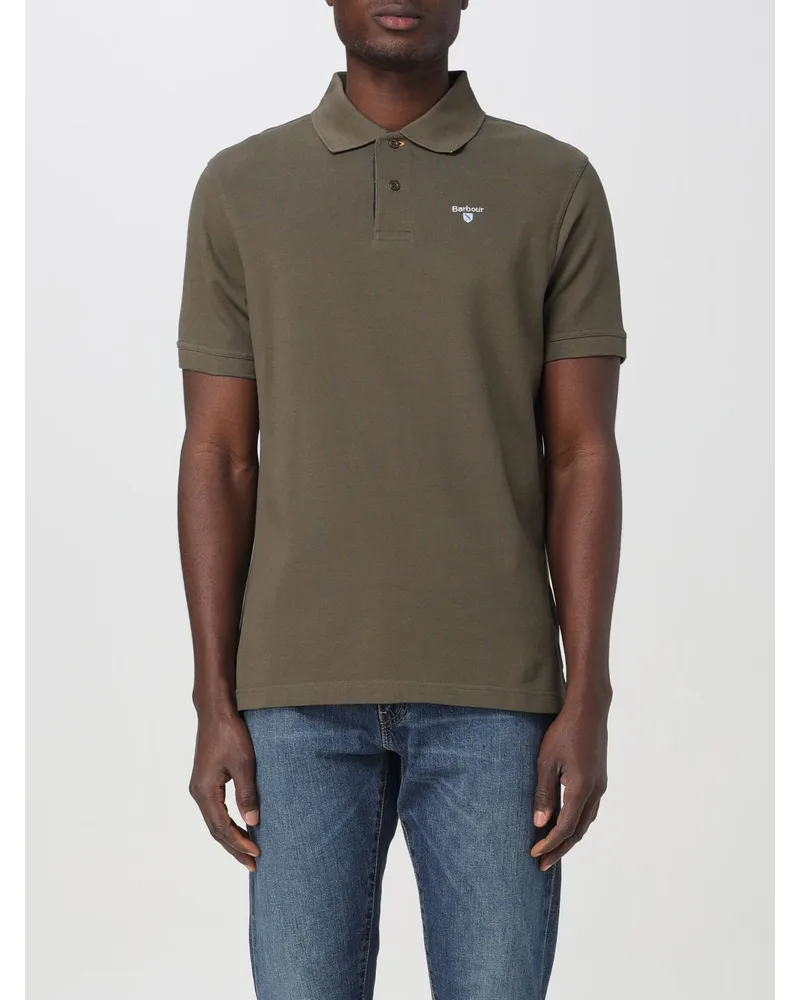 Barbour Polo herren Waldgrün