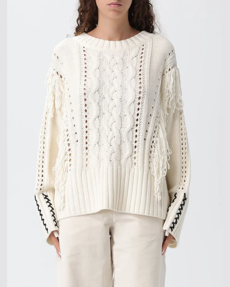 HUGO BOSS Pullover damen Weiß