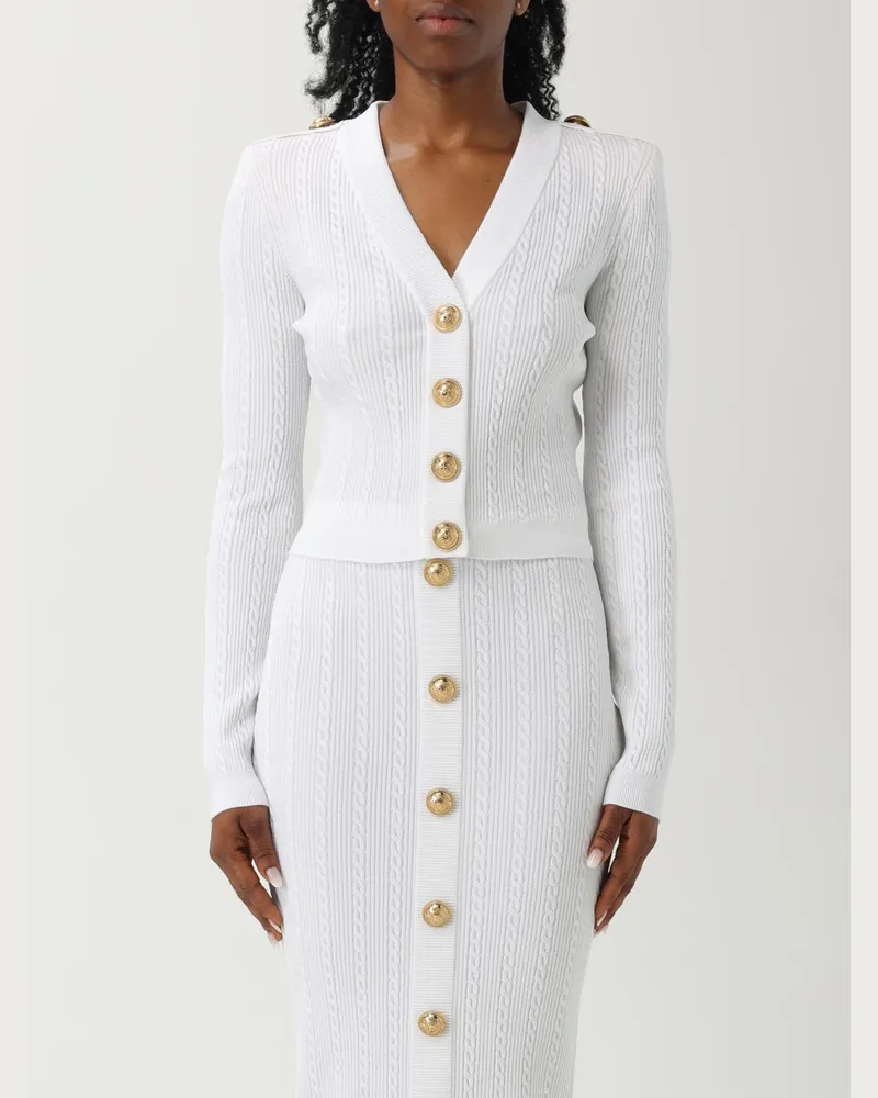 Balmain Pullover damen Weiß