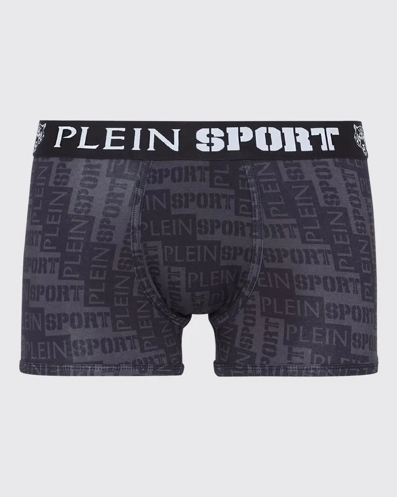 Philipp Plein Boxershorts aus Stretch-Baumwollmischung mit Schriftzug-Print Philipp Plein Schwarz
