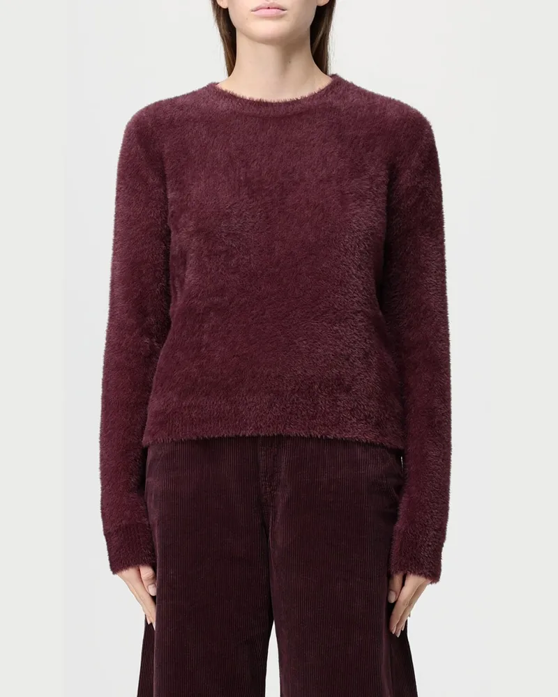 Kaos Sweatshirt damen Burgunderrot