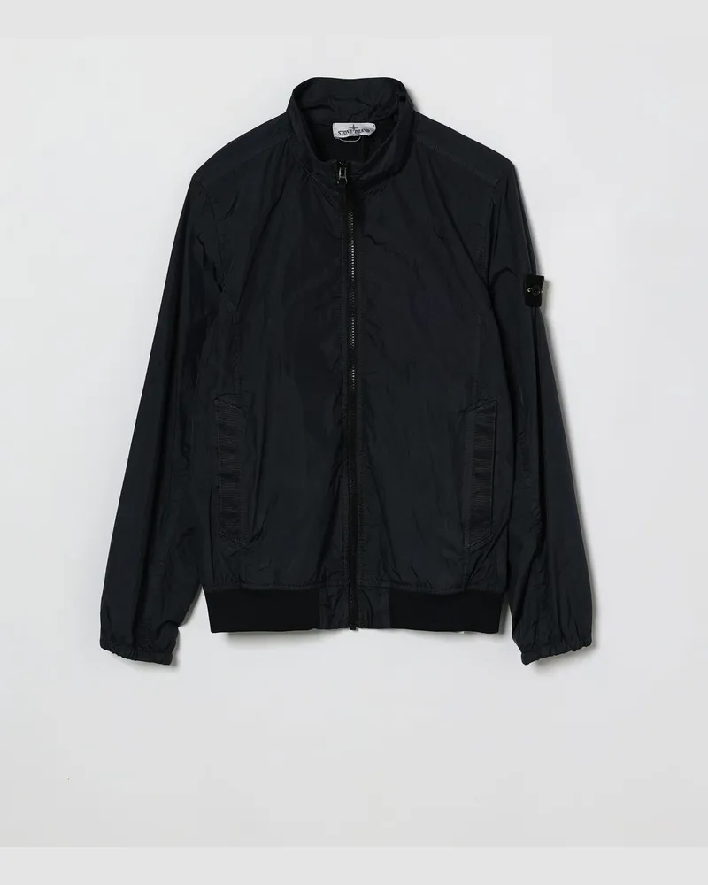 Stone Island Bomberjacke aus technischem Gewebe Stone Island Navy