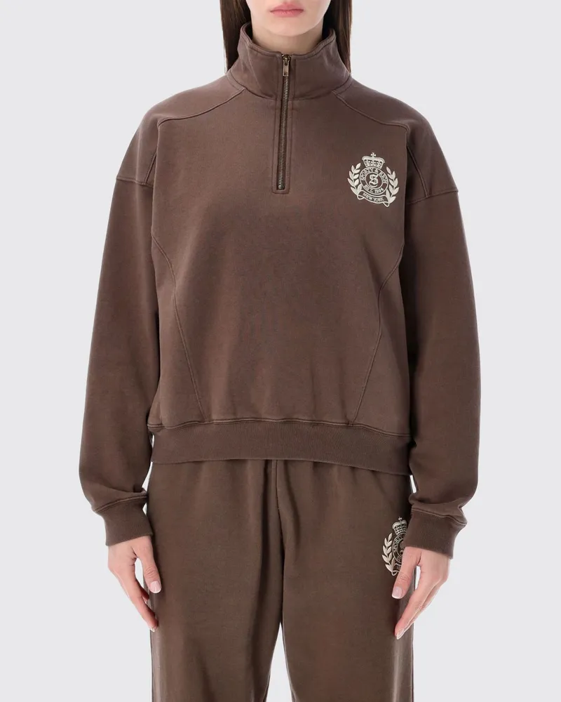 SPORTY & RICH Sweatshirt damen Sporty & Rich Braun