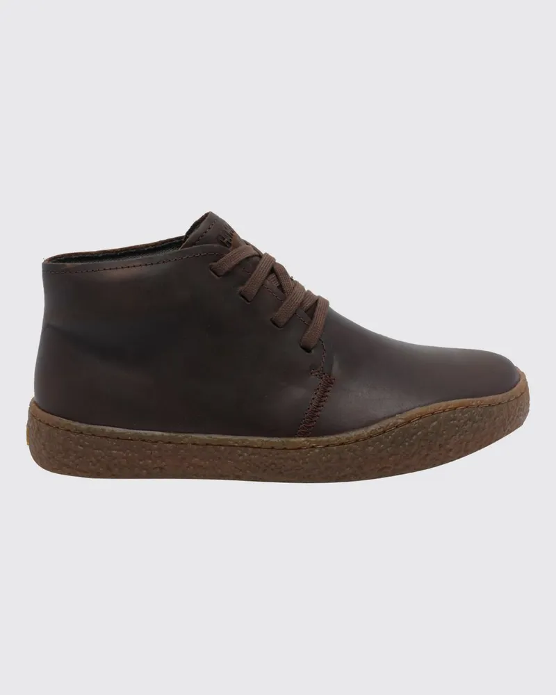 Camper Peu Chukka-Stiefel aus glattem Kalbsleder Braun