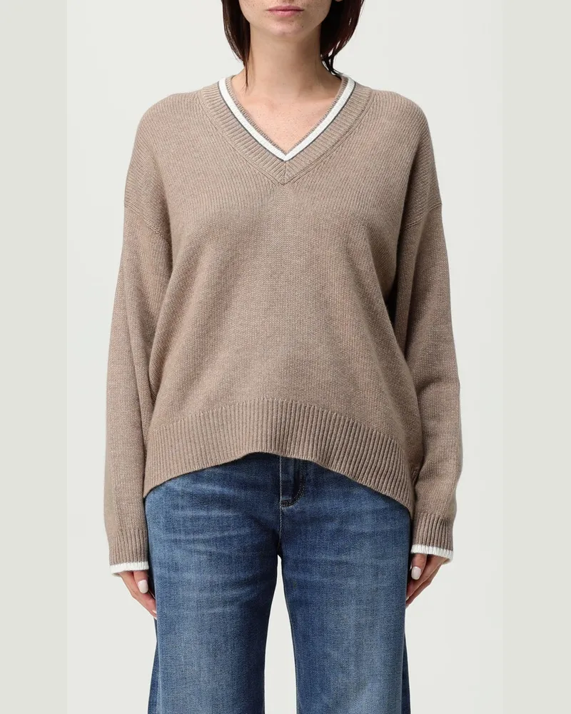 Brunello Cucinelli Pullover damen Braun