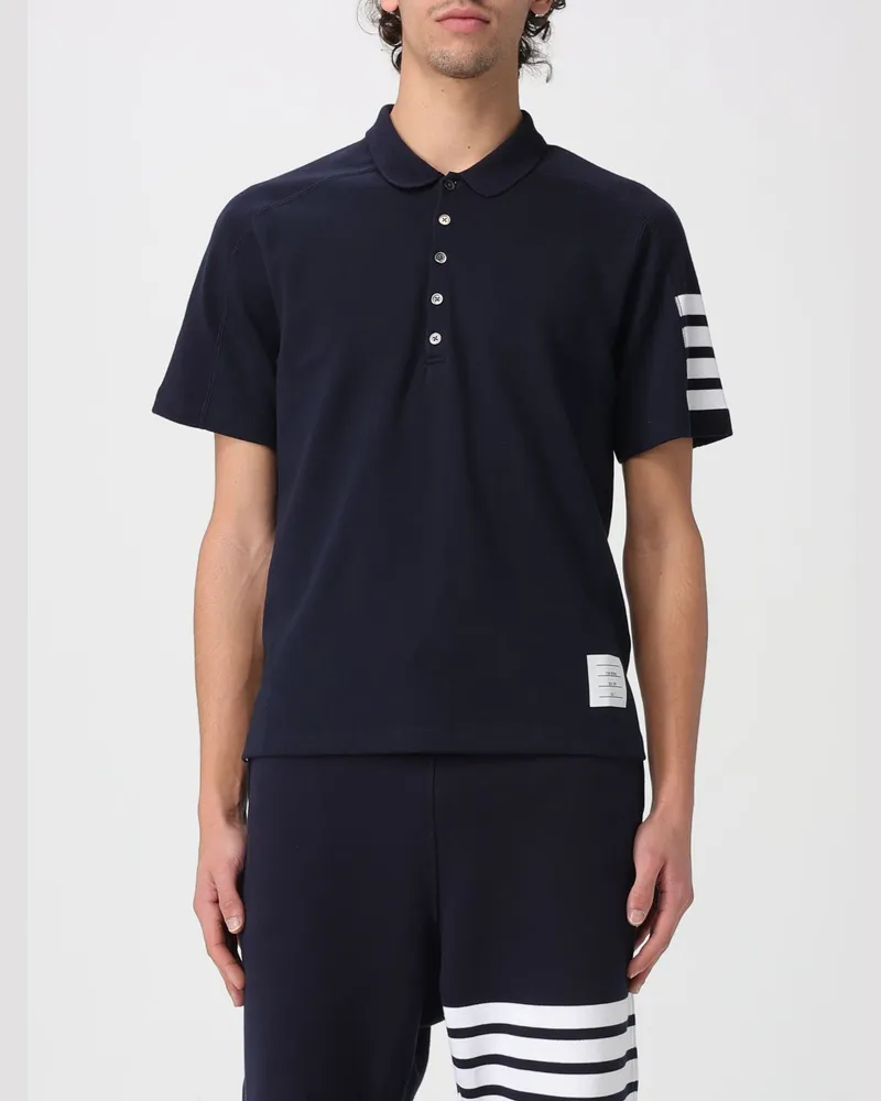 Thom Browne Polo herren Navy