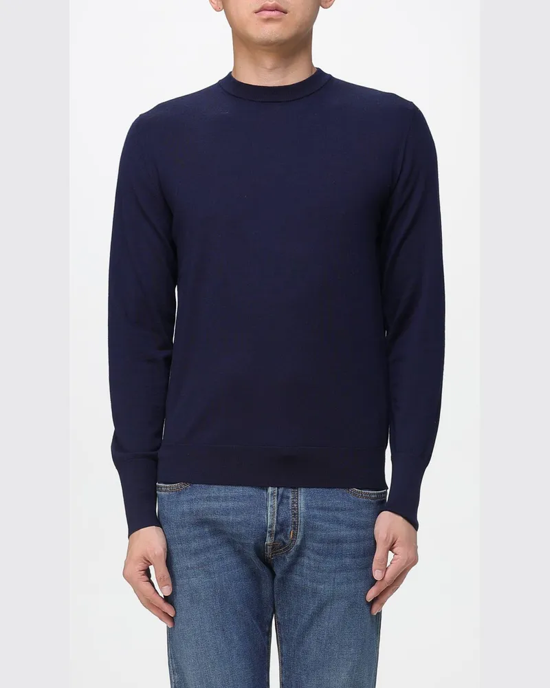 Eleventy Pullover herren Blau