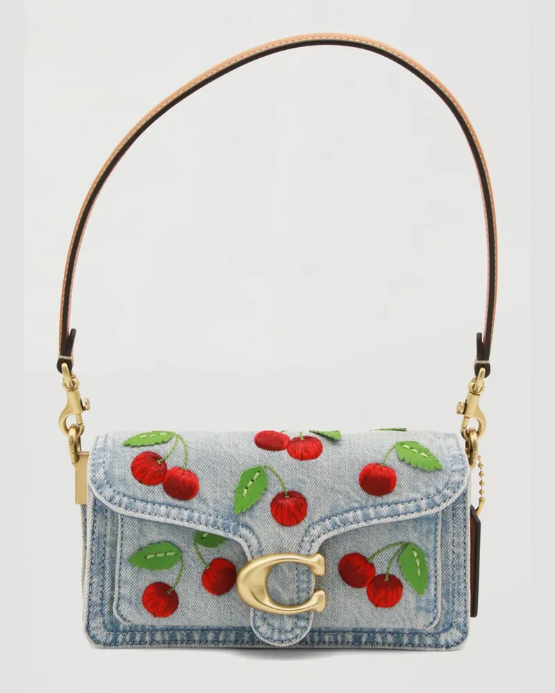 Coach Schultertasche damen Denim