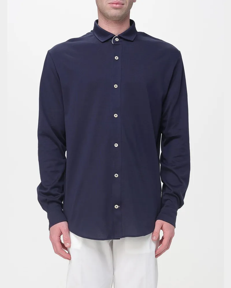 Eleventy Hemd herren Blau