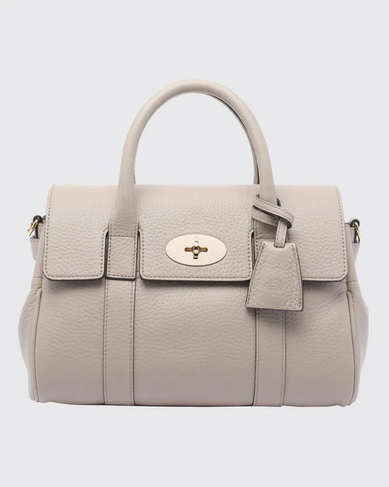 Mulberry Bayswater Handtasche aus Kalbsleder mit Postman's-Lock-Verschluss Beige