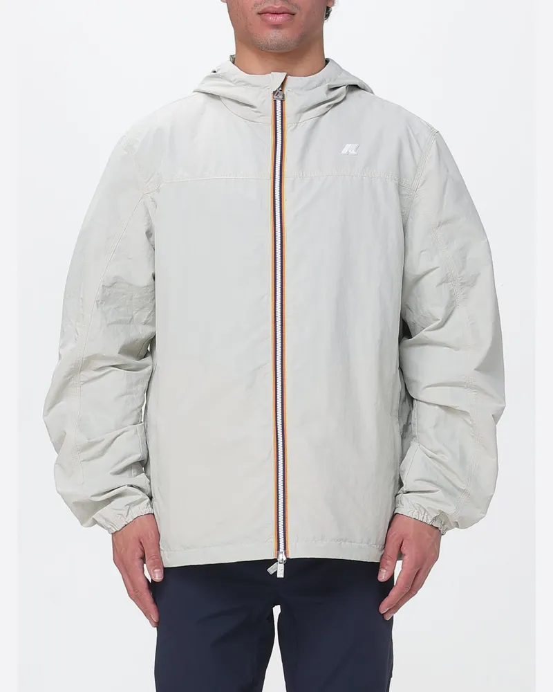 K-Way Jake Wendbarer Kapuzen-Windbreaker Braun