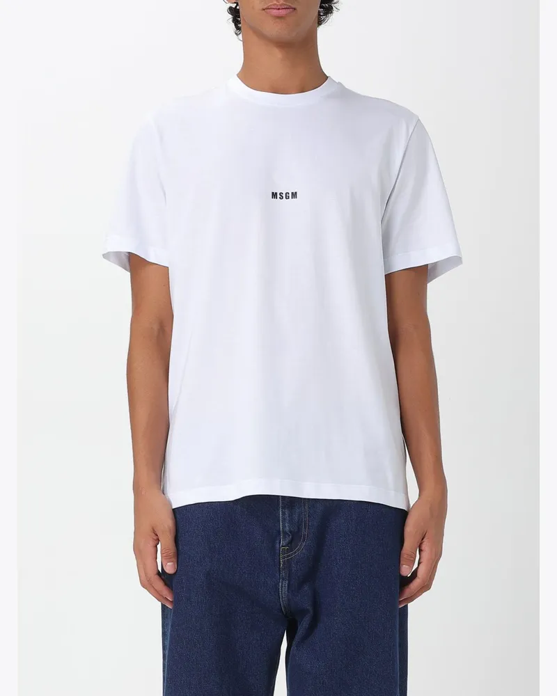 MSGM T-shirt herren Weiß