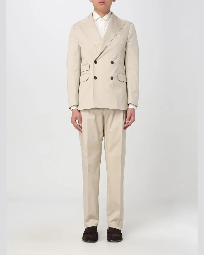 Doppiaa Anzug herren Beige