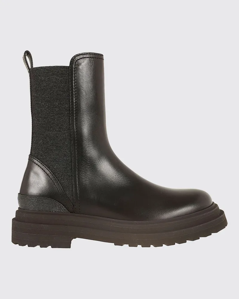 Brunello Cucinelli Stiefel damen Schwarz
