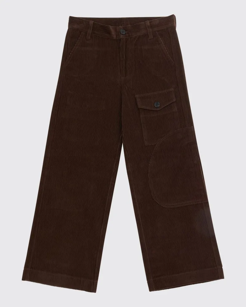 N° 21 Cord-Cargohose mit mehreren Taschen für Jungen Braun