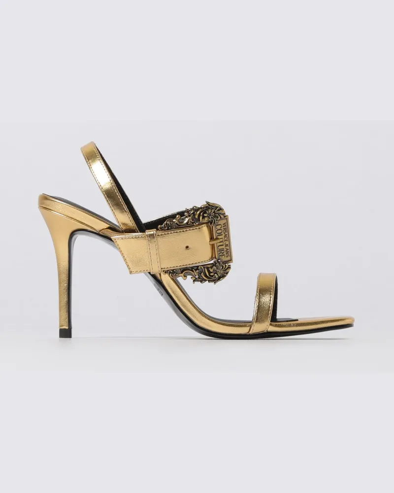 Versace Jeans Flache sandalen damen Gold