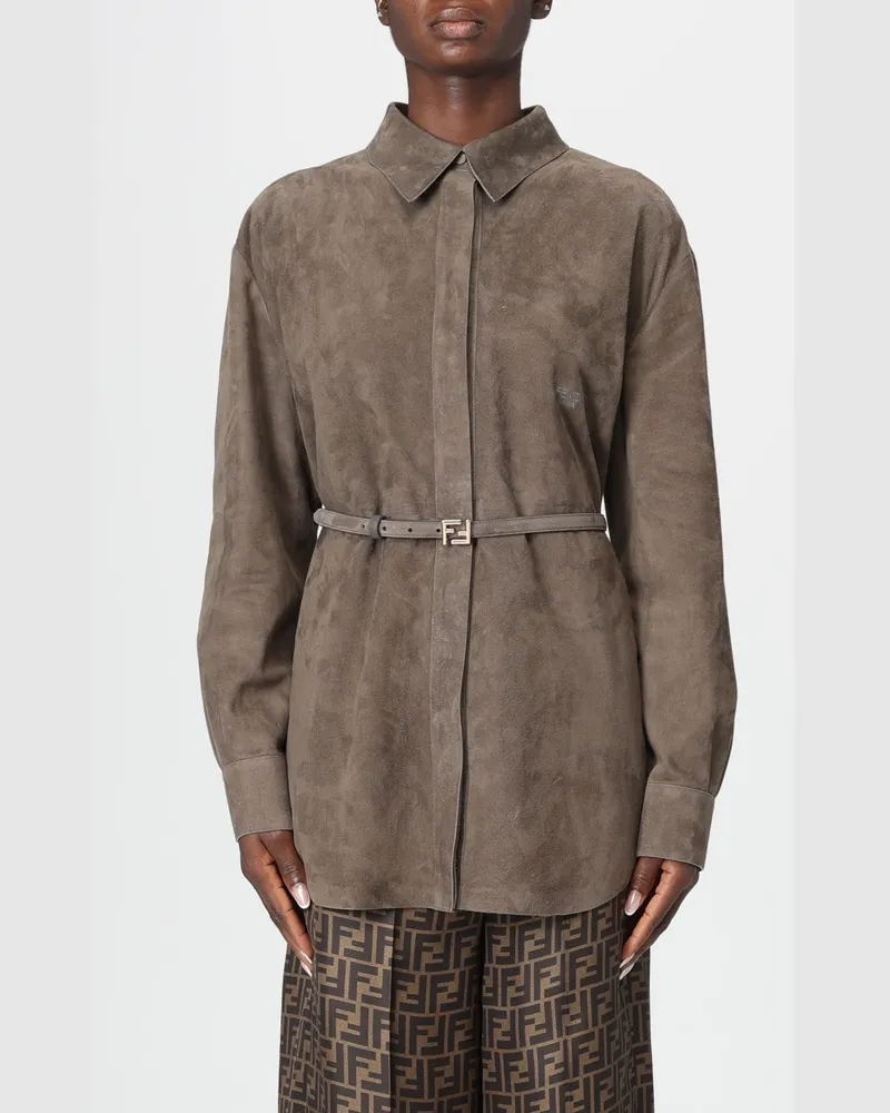 Fendi Hemdbluse damen Braun
