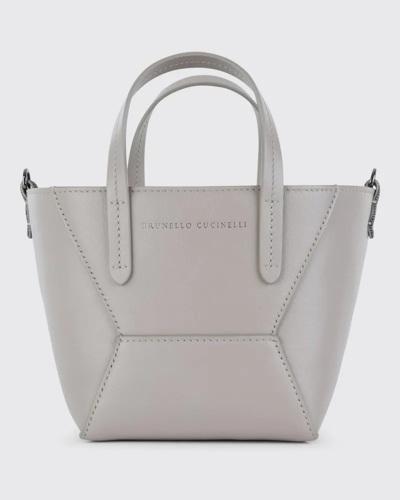 Brunello Cucinelli Schultertasche damen Beige