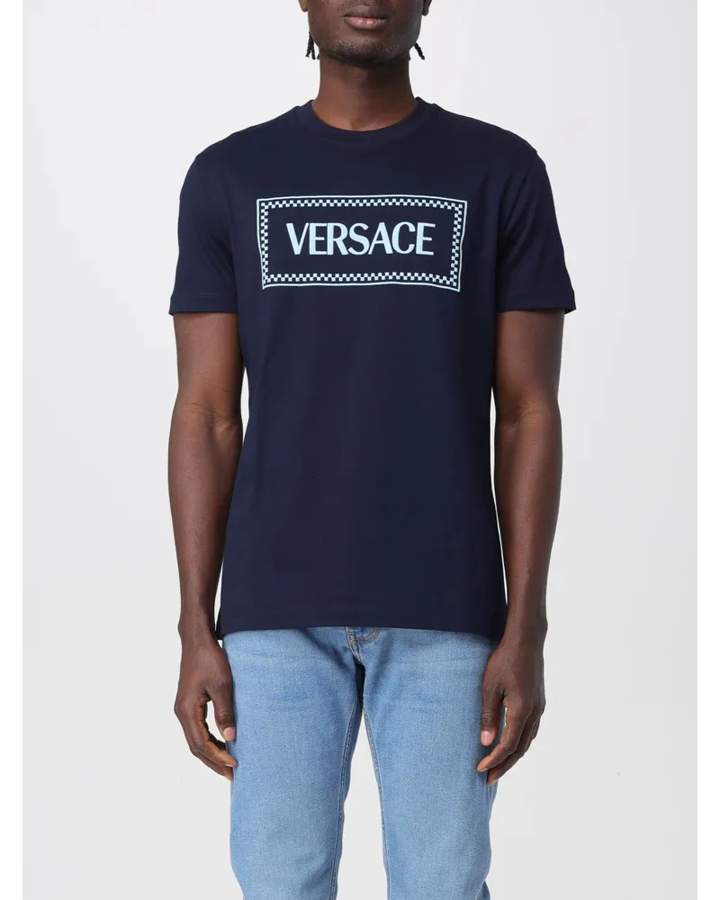 Versace T-shirt herren Navy