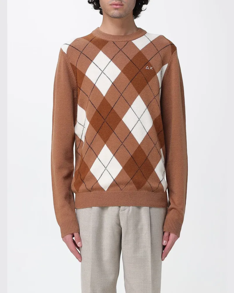 Sun68 Pullover herren Sand