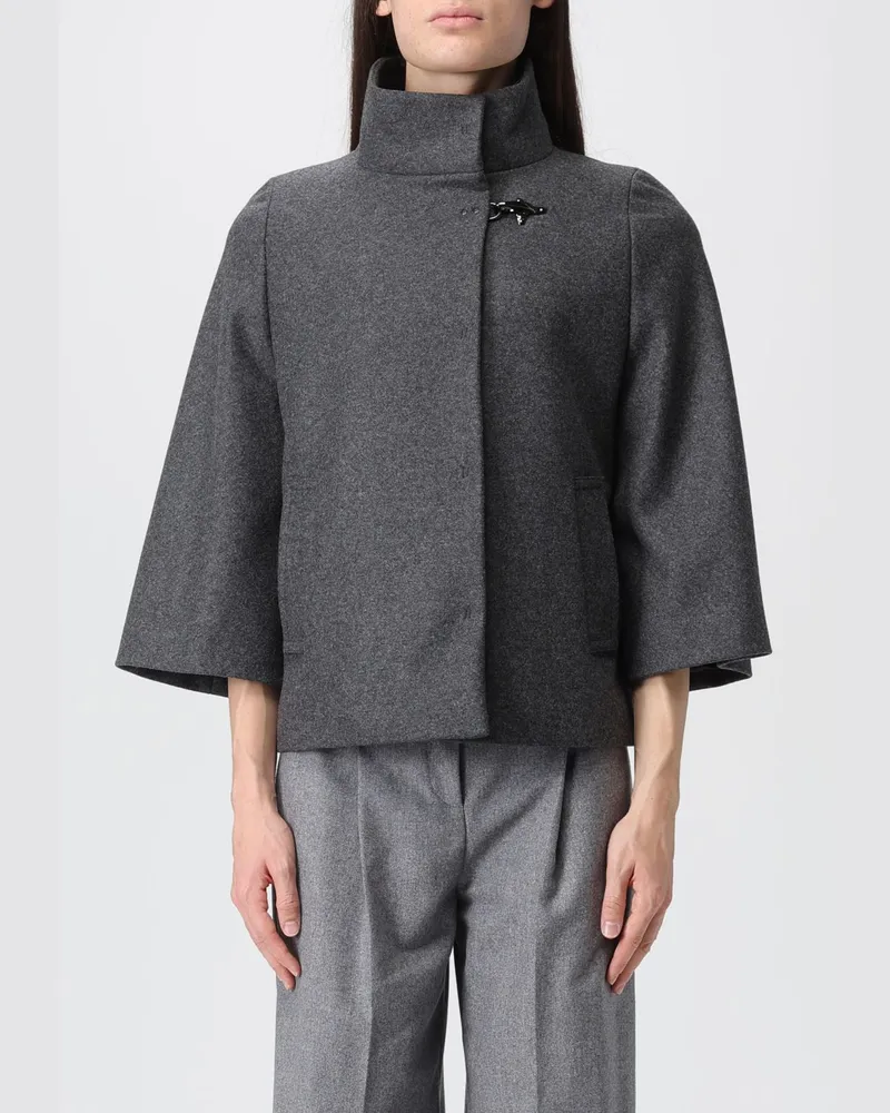 Fay Mantel damen Grau
