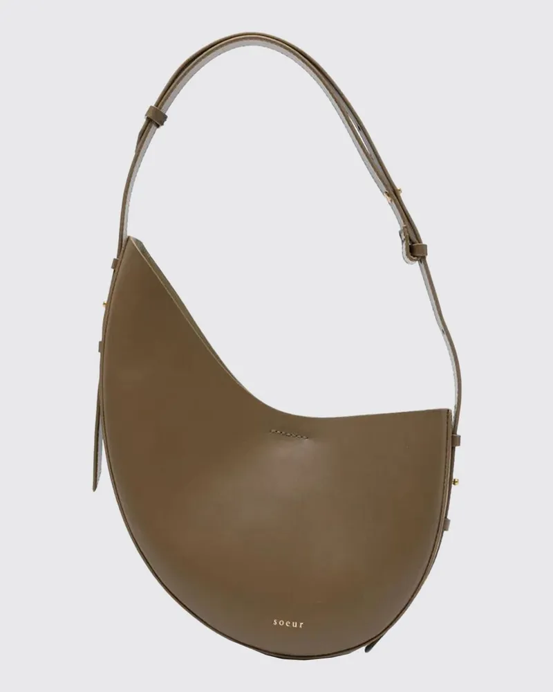 Soeur Schultertasche damen Braun