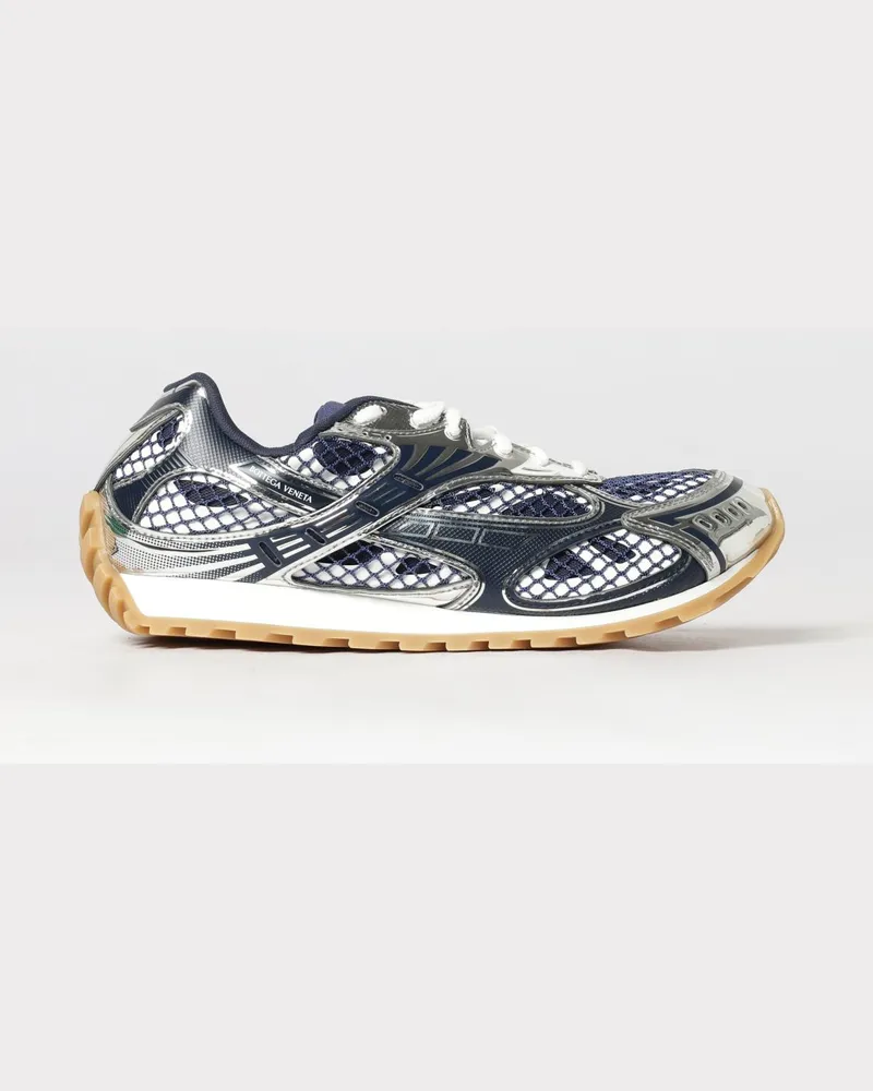 Bottega Veneta Orbit Sneakers aus technischem Mesh im Bicolor-Design Navy