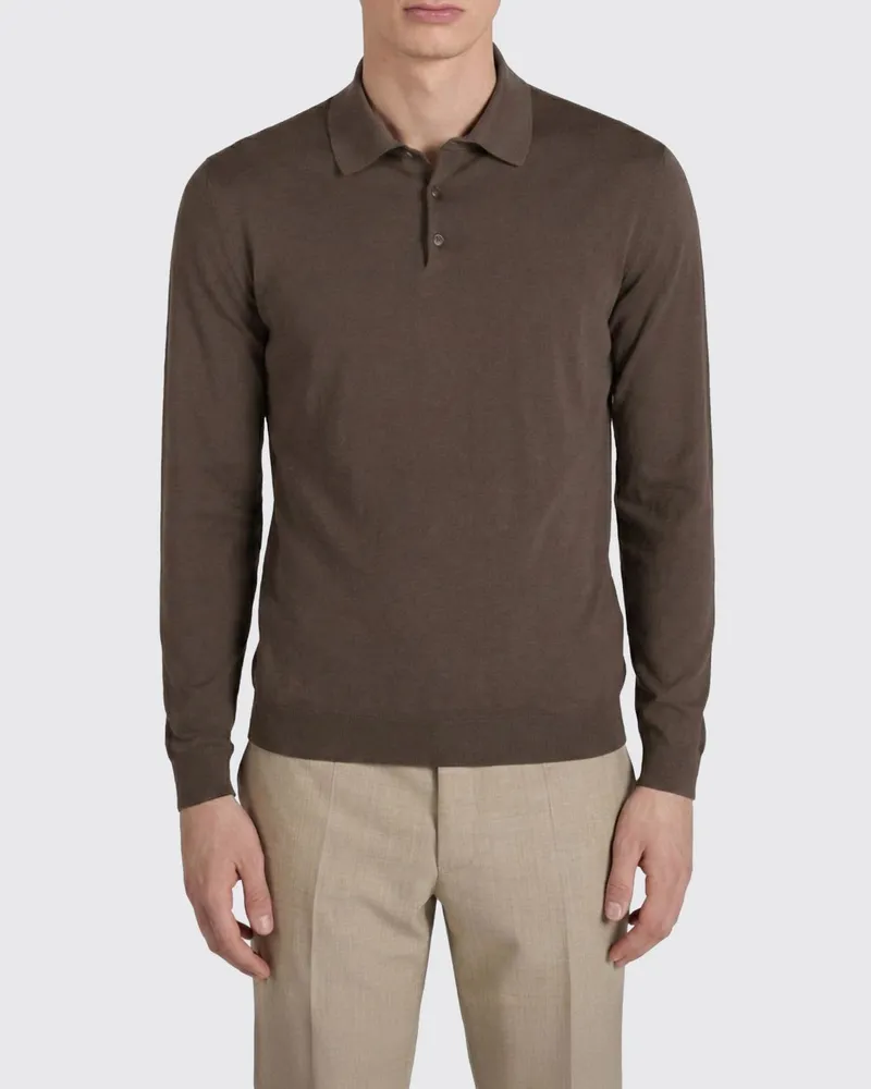 Zanone Polo herren Braun