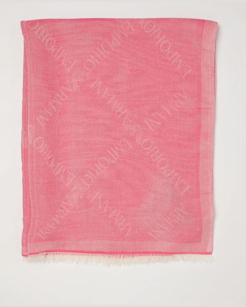 Emporio Armani Seidentuch damen Fuchsia