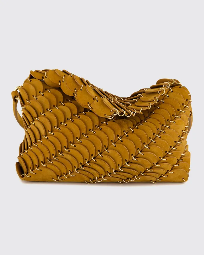 Paco Rabanne Schultertasche damen Braun