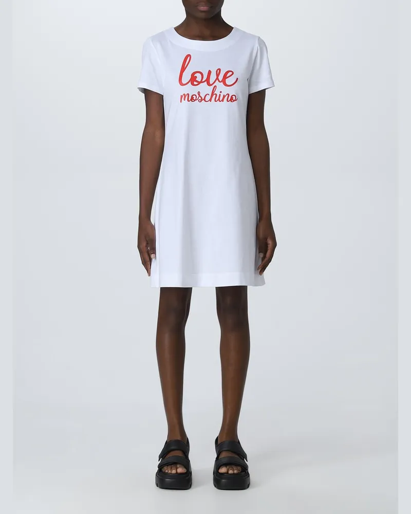 Moschino Kleid damen Weiß