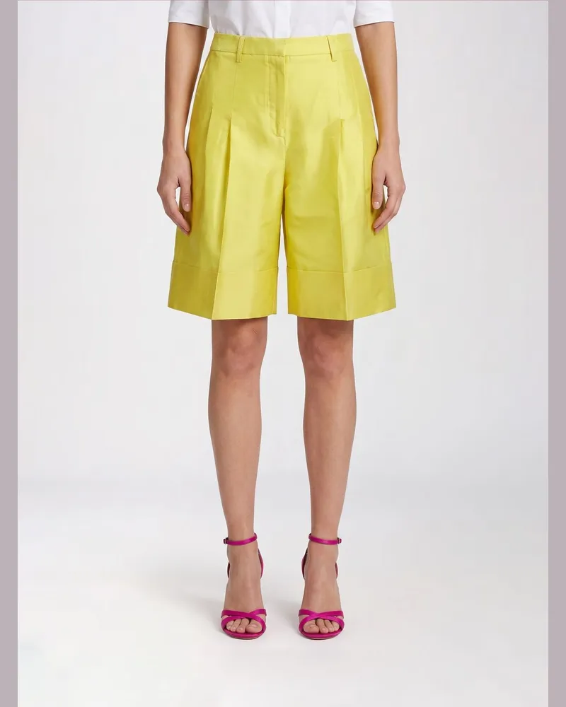 Sara Roka Seidenshorts Gelb