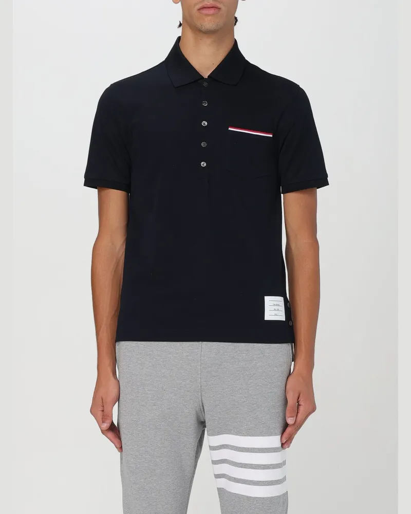 Thom Browne Polo herren Blau