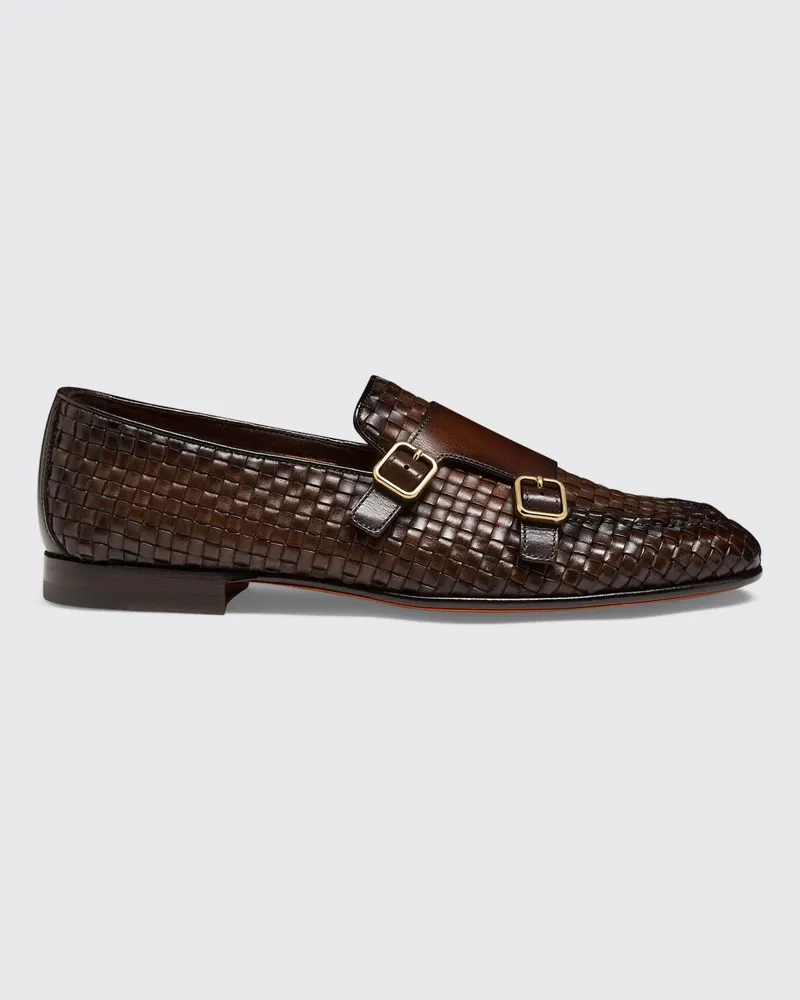 Santoni Schuhe herren Braun