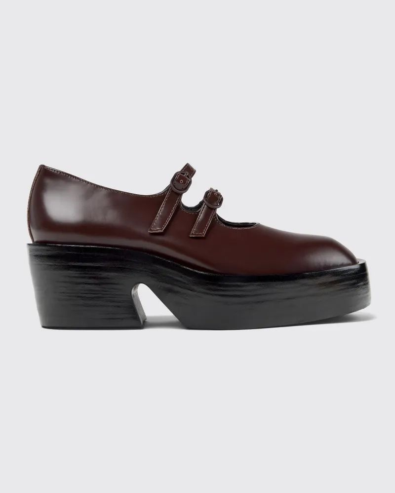 Camper Schuhe damen Burgunderrot