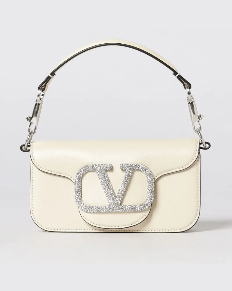 Valentino Garavani Schultertasche damen Ivory
