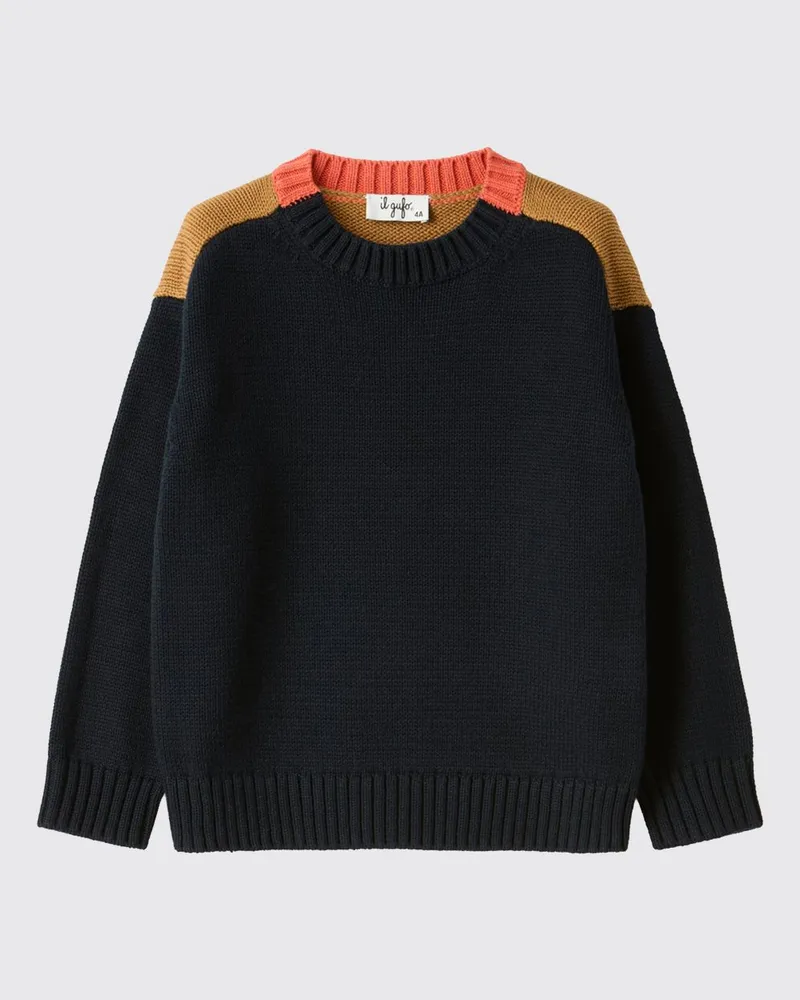 Il Gufo Pullover kinder Blau