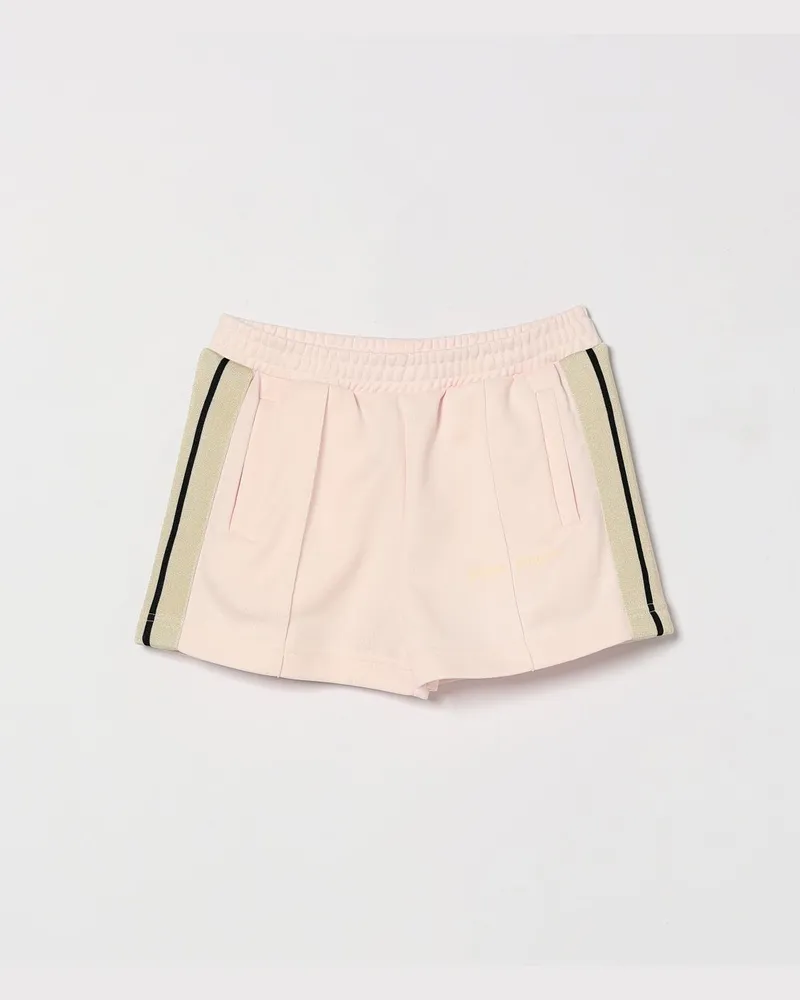 Palm Angels Jogging-Shorts aus Baumwolle mit Kontrastlogo für Jungen Pink