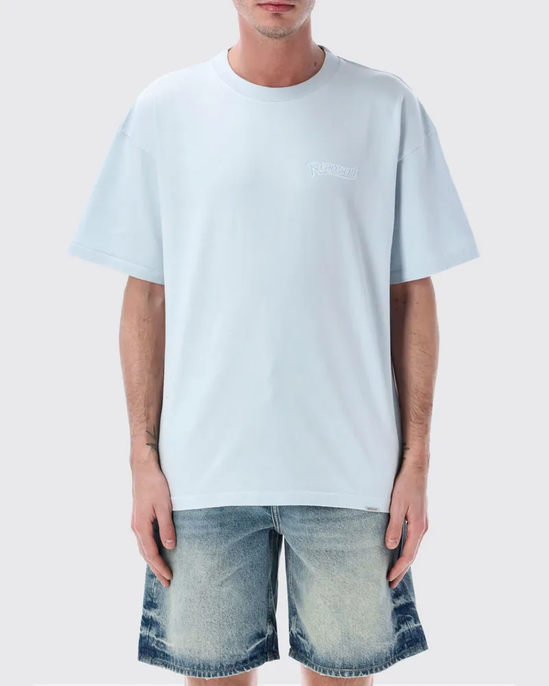 REPRESENT T-shirt herren Himmelblau