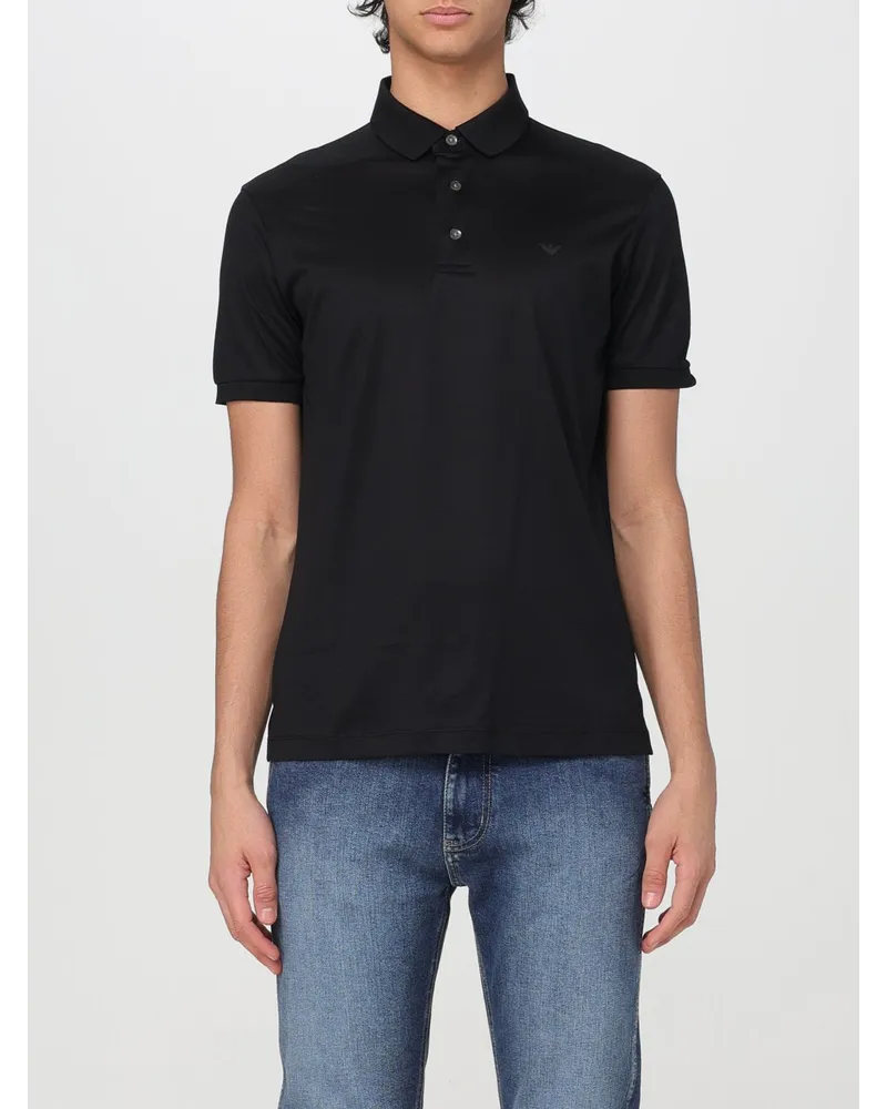 Emporio Armani Polo herren Schwarz