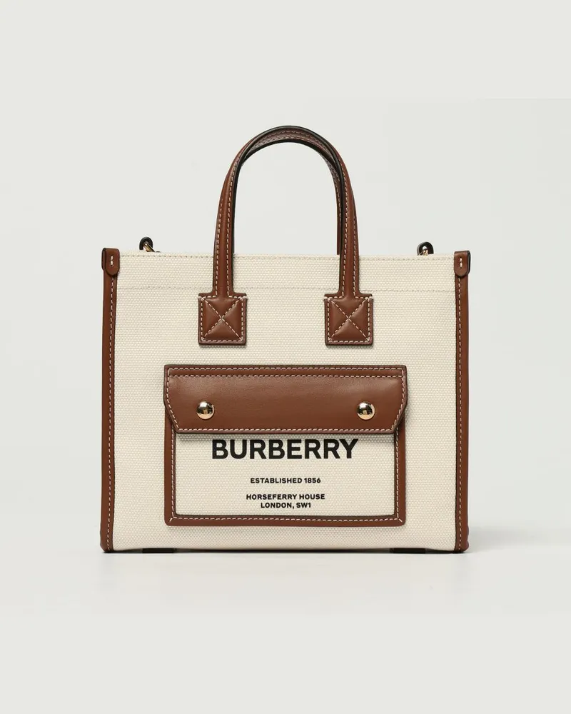 Burberry Schultertasche damen Weiß