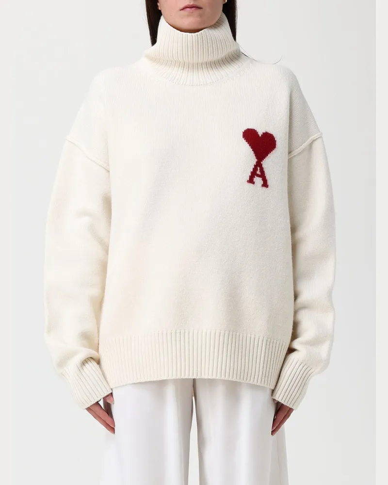 AMI Paris Pullover damen Weiß
