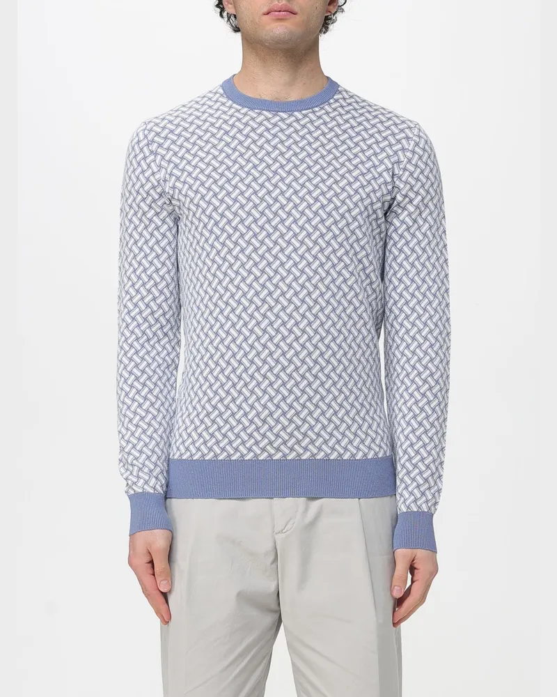 Drumohr  Pullover herren Hellblau
