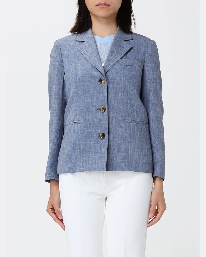 Liu Jo Einreihiger Viskosemischblazer Blau
