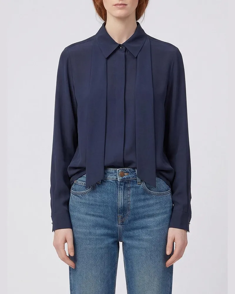 Max Mara Hemdbluse damen Blau