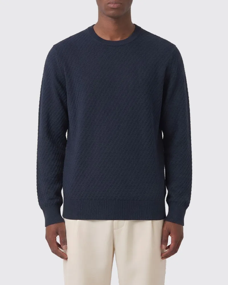 Canali T-shirt herren Blau