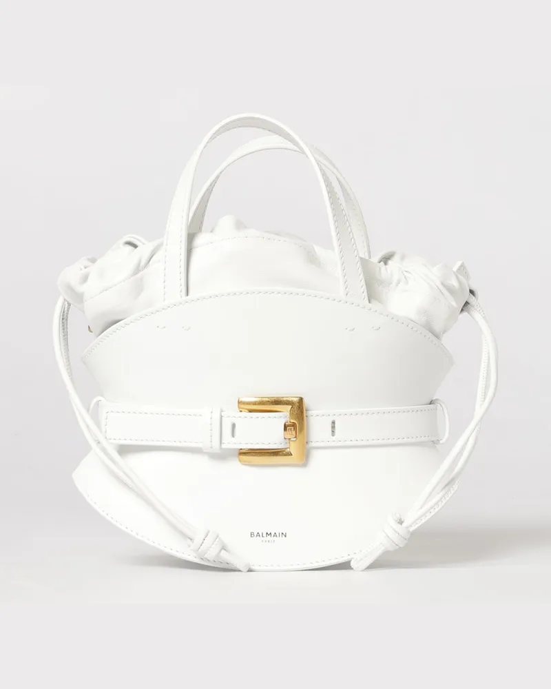 Balmain Handtasche damen Weiß