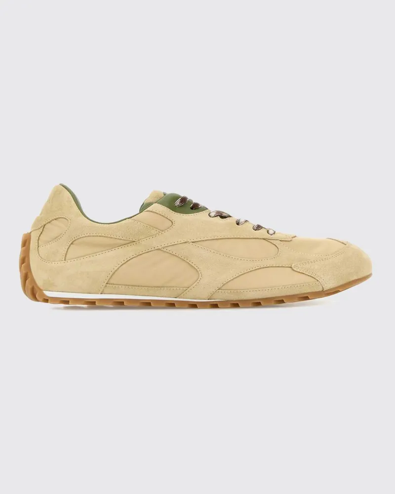 Bottega Veneta Orbit Flash Sneakers aus Wildleder und Nylon Braun